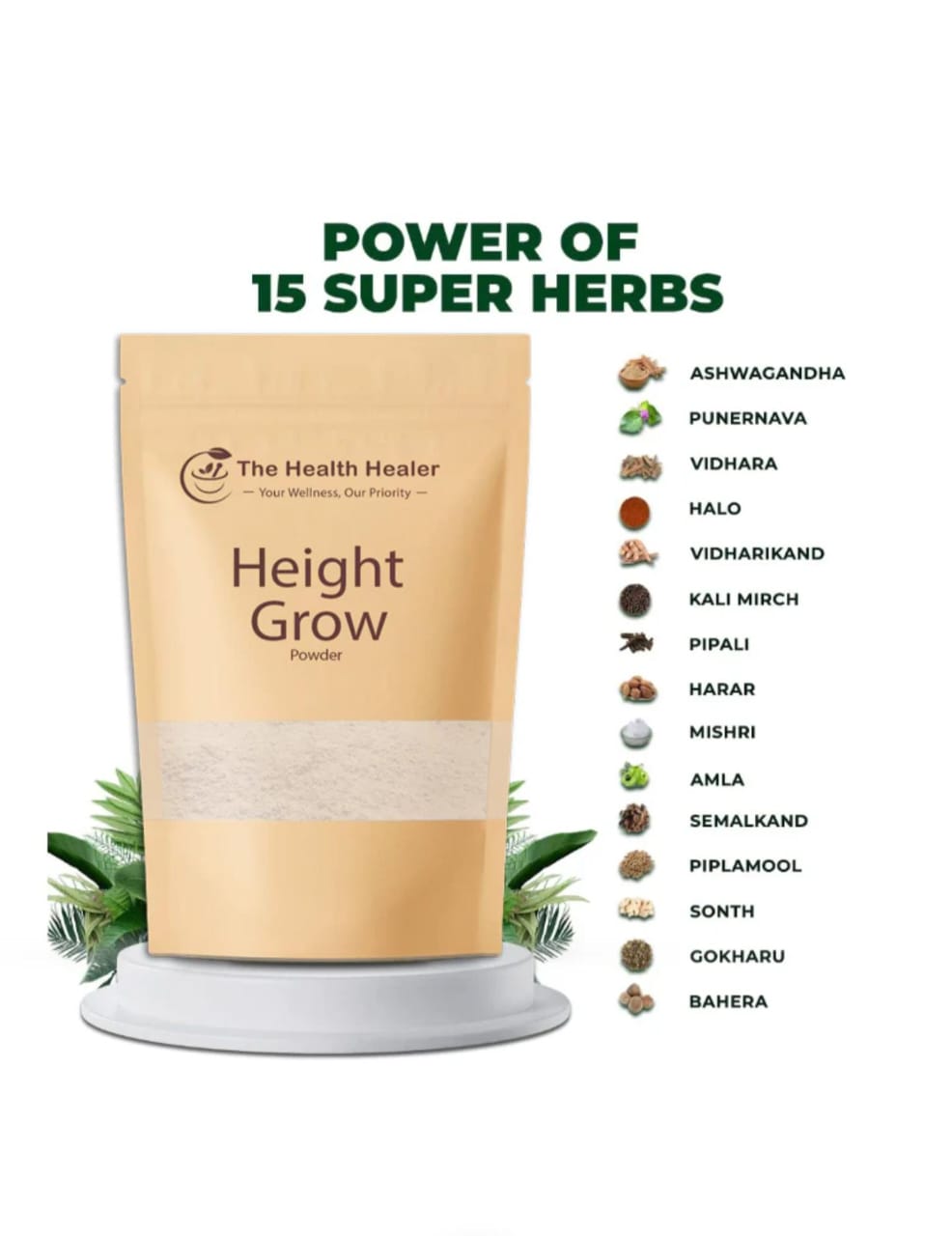 HEALTH HEALER HEIGHT GROW SUPPLEMENT BUY 1 GET 1 FREE