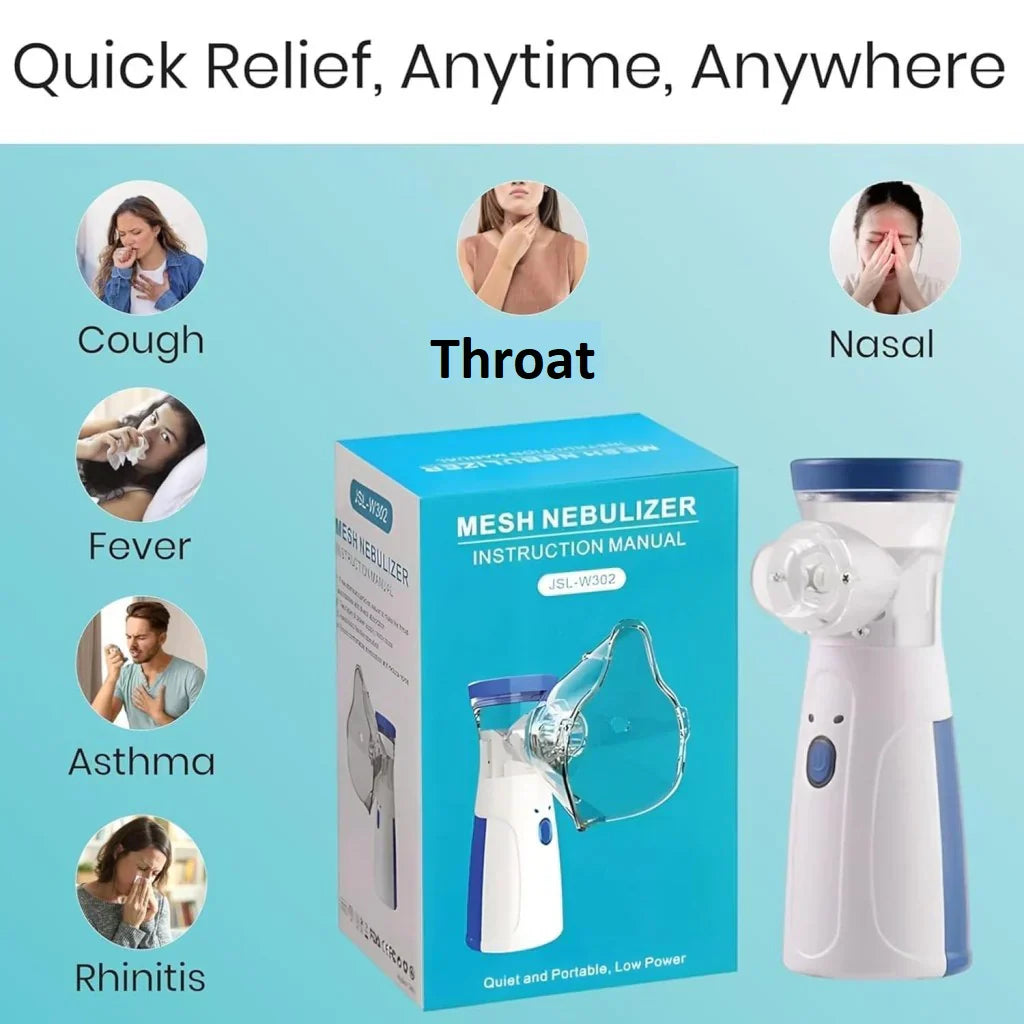 PureBreath™ – Compact Nebulizer | Safe Relief Anytime, Anywhere