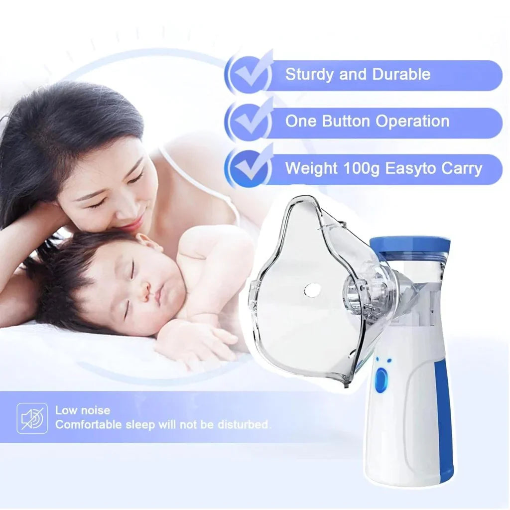 PureBreath™ – Compact Nebulizer | Safe Relief Anytime, Anywhere